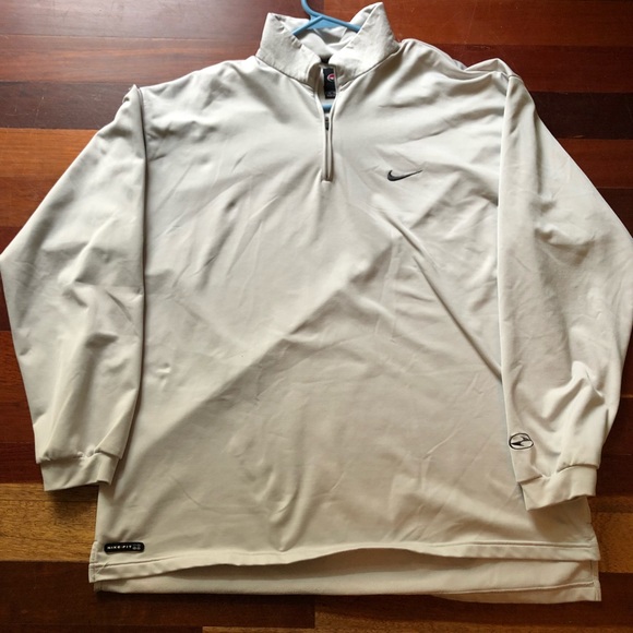 nike vintage half zip